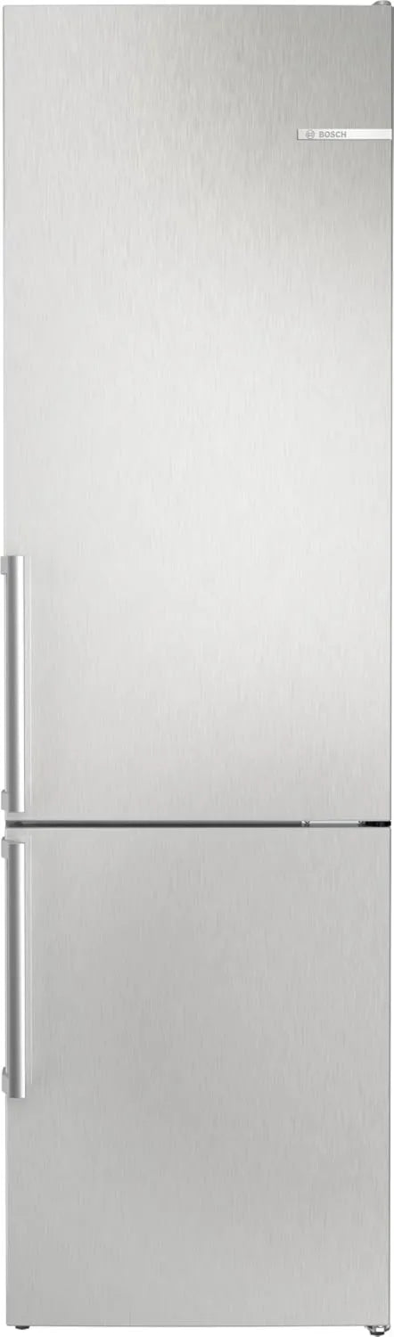 Bosch KGN39VLCT Frigorífico combinado, 363 L, 203 x 60 cm, iluminação LED, aço inoxidável, frigorífico com congelador, VitaFresh, Série 4, standing