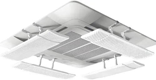 Generic Produto ajustável de controlo de fluxo de ar AC, defletor de ventilação de ar de teto, evita vento direto para sistemas de ar central