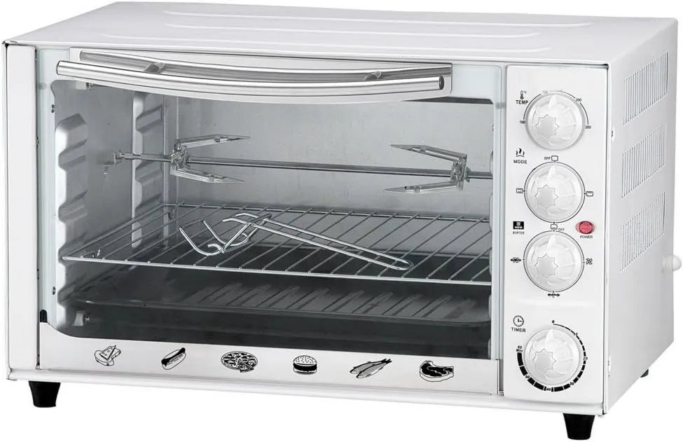 Forno elétrico, 34 L, ADLER 6001-Quatro, branco