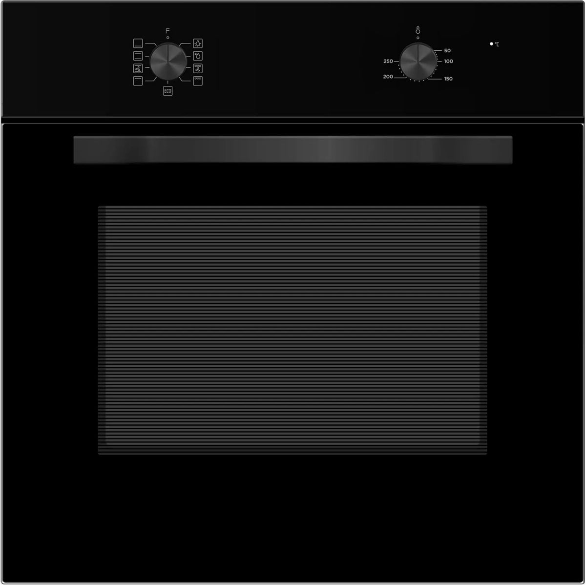 Forno elétrico, 65 L, 8 programas, PKM F7-2BA, built-in, grill, preto, 8 funções, função Eco