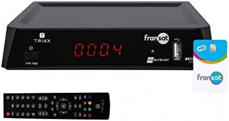 Smart TV, TV, Triax THR7620 PC6, TRIAx THR7620 receptor de TV por satélite HD + cartão PC6 FRANÇAT Eutelsat 5W