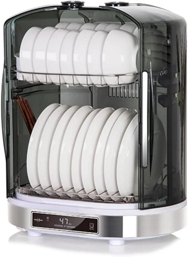 MNSRRN Produto balcão escritório 55L Multifuncional, dupla camada de piece Desinfecção e secagem do Chinaware, Chinaware