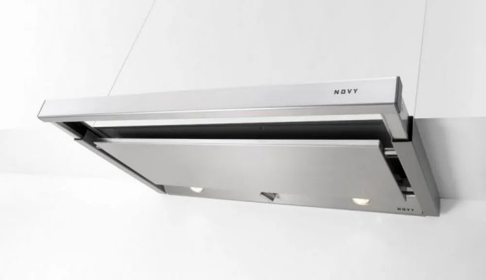 NOVY exaustor, 940 m3/h, 63 dB, capa de cozinha, recesso, aço inoxidável, branco, recesso, branco- Hoods, conduzido