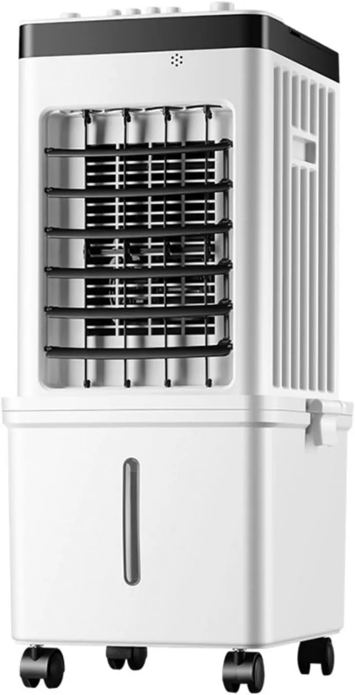 GWFBLID Ar condicionado 7.5H, 15 L, 40 dB, temporizador, tanque grande, silencioso, removível, ar condicionado móvel sem tubo de exaustão 15L 75W