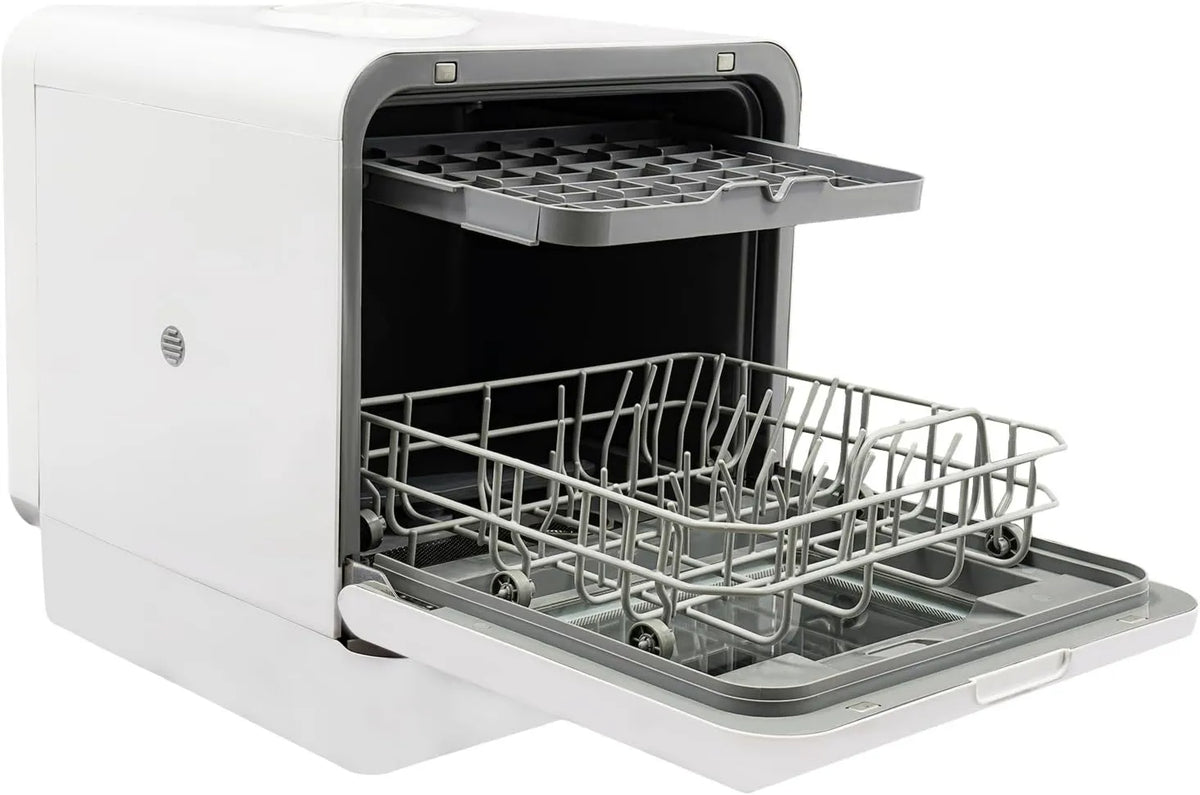 Aohuada Máquina de lavar loiça, 1100 W, portátil, para famílias de 4 a 6 pessoas, compacta, perfeita limpeza e secagem