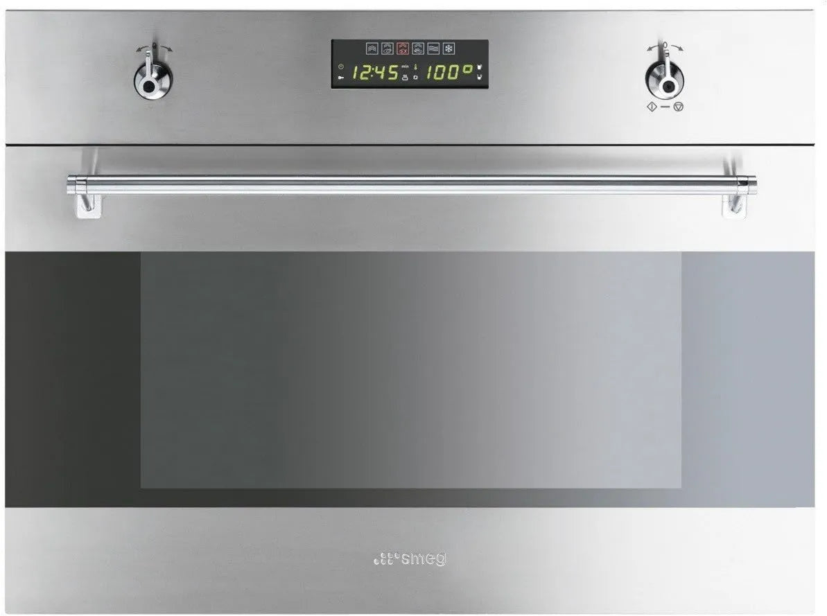 Smeg S45Vx2 Forno elétrico, 45 CM, vapor, aço inoxidável, dedo de aço inoxidável amigável