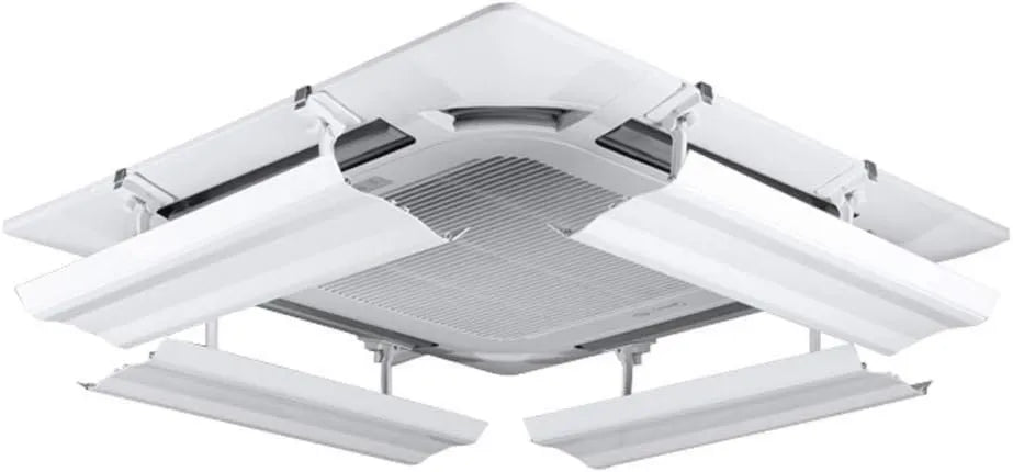 Generic Ar condicionado, 60 cm, guia de fluxo de ar ajustável, deflector de fluxo de ar para condicionadores de ar de teto de 60 cm