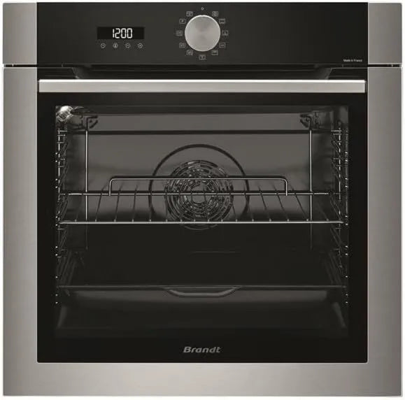 Forno elétrico BOP7534x, 73 L, encastrado, vapor, 73 litros, BRANDT Forno interno de pirólise BOP7534x