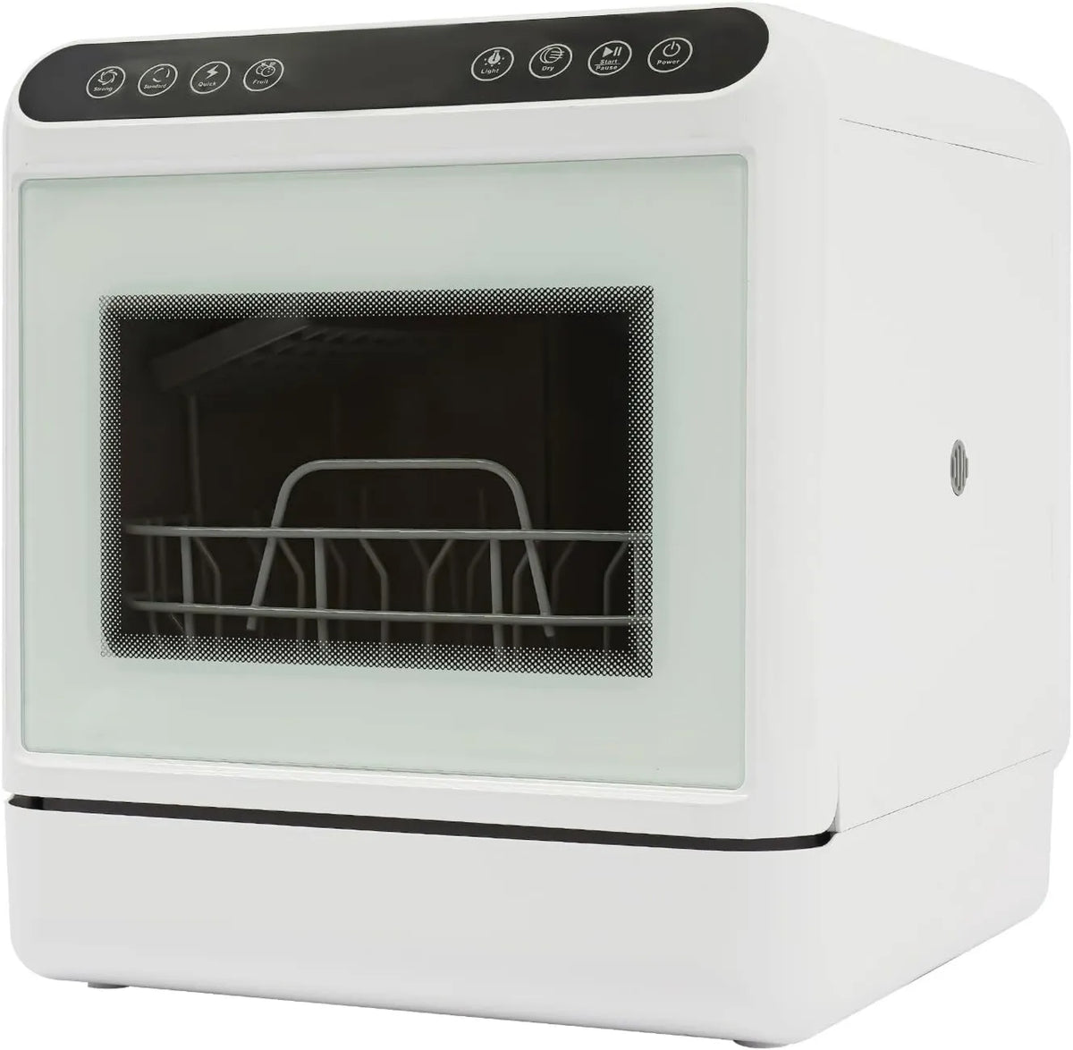 PHOYUxM Máquina de lavar loiça, toque, luz LED integrada, secagem de ar quente, armazenamento antibacteriano