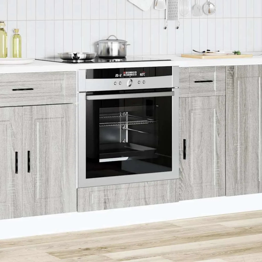 GeenYuu Microondas, 60 x 46 x 81, 5 cm, cinza, 5 cm Espaço de armazenamento para forno e microondas Compacto e fácil de manter para cozinha e casa