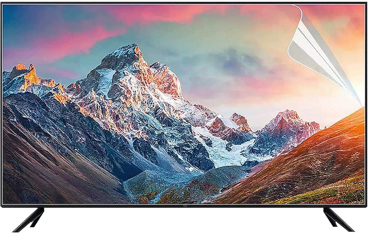 SaryEdge Smart TV, 48 polegadas, 1056 x 596 mm, 1056 × 596, TV, proteção ecrã de TV Nti-Glare feita de material de estimação, filme anti-traço dedos, anti-refletores