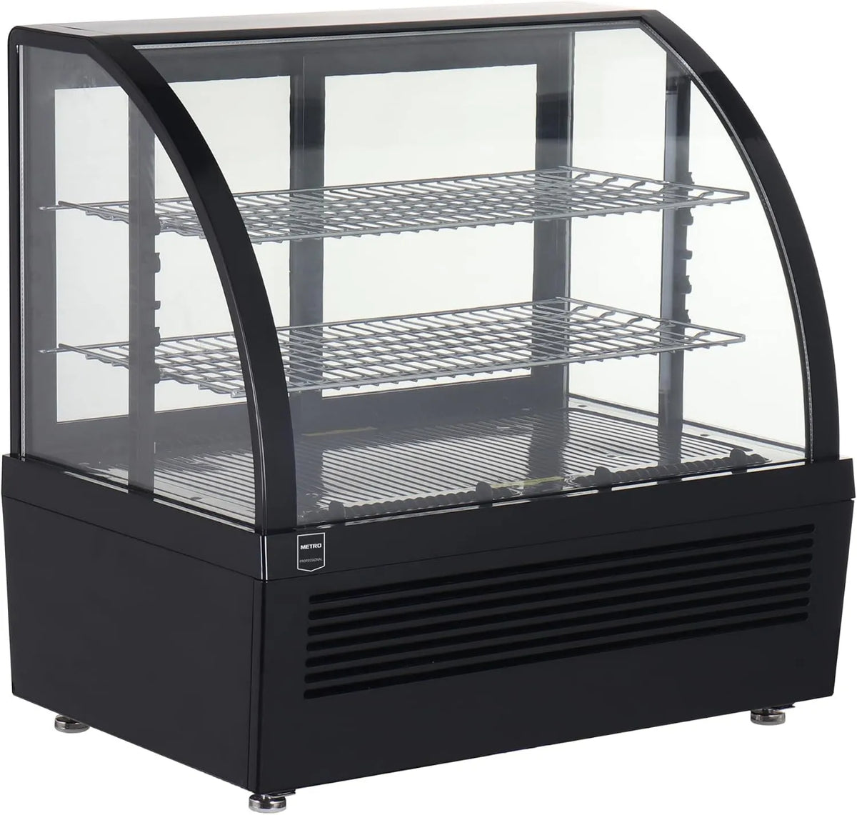 Vidro de vidro refrigerado GCV1100, 70, 5 x 47, 2 x 68, 7 cm, 100 L, 195 W, restaurante, preto, para cafés, restaurantes, padarias, METRO Professional
