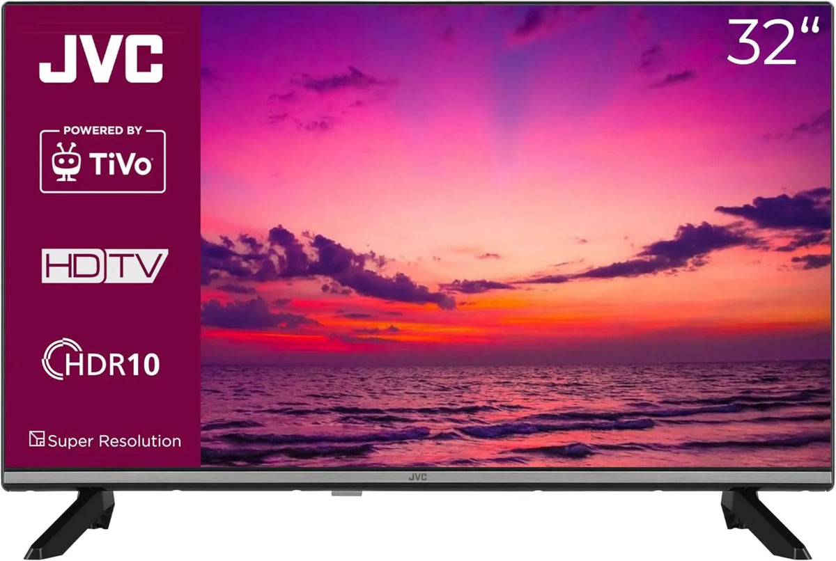 JVC LT-32VH7555 Smart TV, 32 polegadas, TV, HDR, sintonizador triplo DVB-T2, S2, JVC TiVo LT-32VH7555 Intelligent TV 32' com Triple Tuner HDR