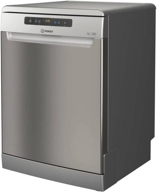 Indesit Máquina de lavar loiça I0FD651x, encastrado, cinza, Máquina de lavar loiça Indisit I0FD651x 14 Cinzas de talheres