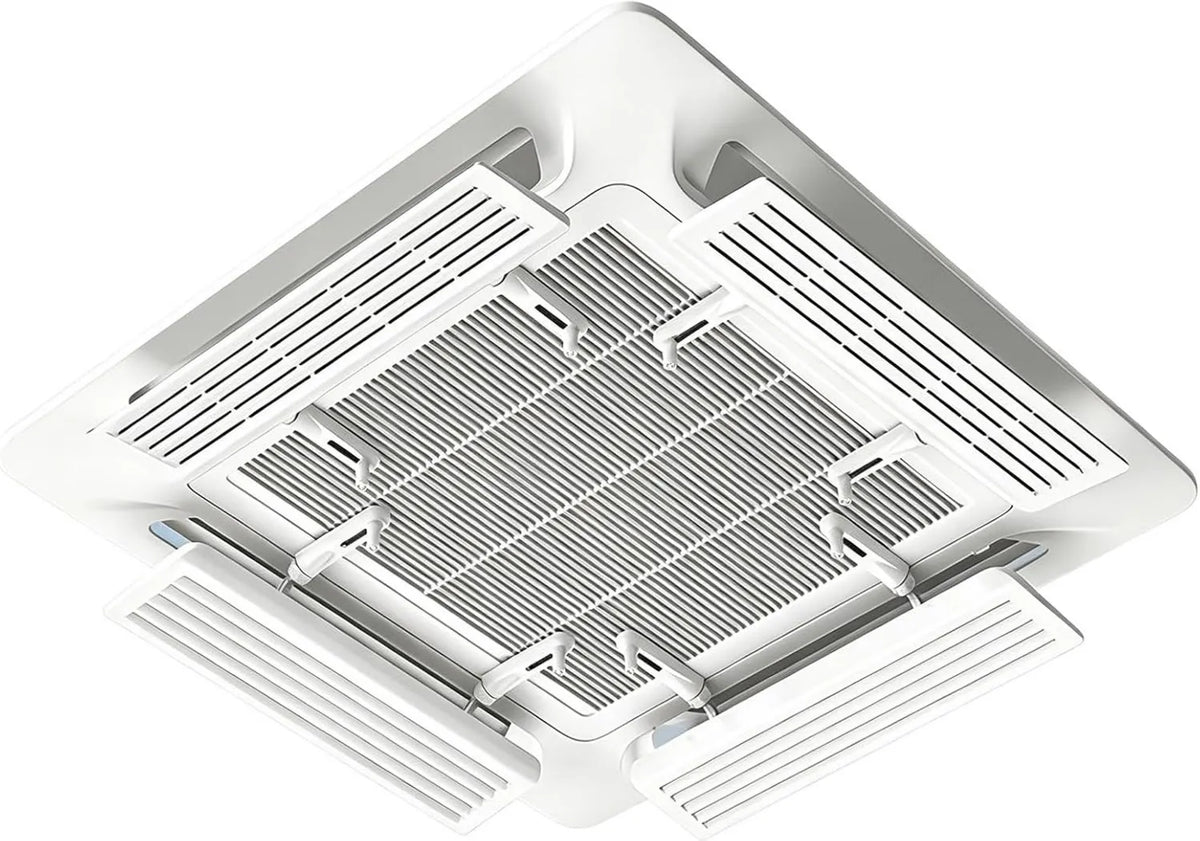 YUE JJxN Produto 56×14, Conjunto de teto de defletor de ar condicionado de 4, 5cm, 180° ajustável com Coton Absorvente para Cassette 4 Maneiras