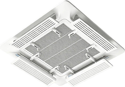 YUE JJxN Produto 56×14, Conjunto de teto de defletor de ar condicionado de 4, 5cm, 180° ajustável com Coton Absorvente para Cassette 4 Maneiras