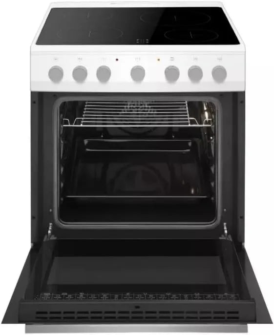 Fagor Commercial Cozinha com forno FACV3004B, 62 L, 4 lareiras, branco, utensílios de cozinha Vitrocerâmica 62l 4 zonas brancas - FACV3004B
