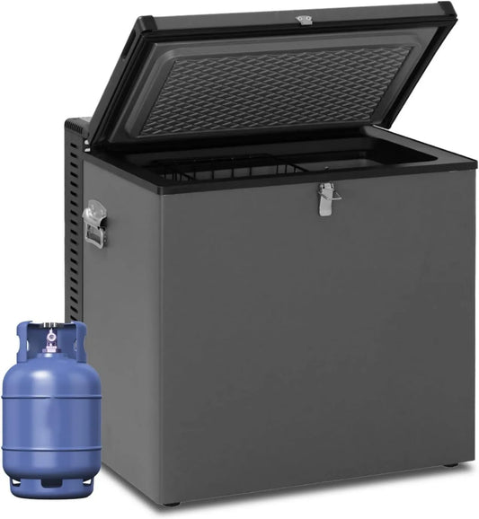Smad Congelador, 70 L, 12 V, silencioso, camping, preto, 70L, Congelador Camping 12V 220V Gás