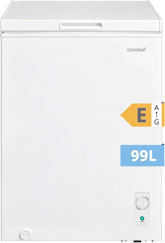 Congelador, 99 L, autónomo, inversor, branco, caixa de congelador 99L Comfee', frigorífico, para dependências, garagens