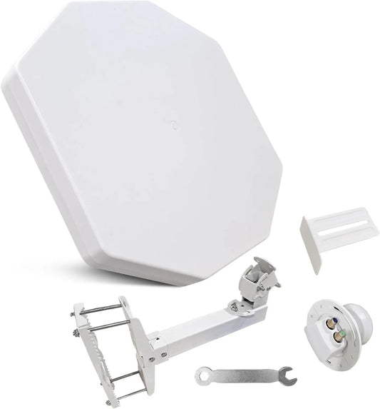 POWER SAT Produto ideal para TV por satélite, antena parabólica com Porto, 2 saídas, quatro portas, resistente ao tempo, mini-compacto