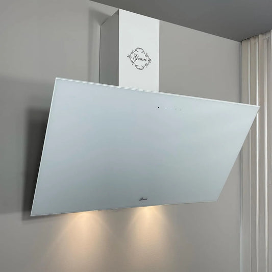 exaustor, 90 cm, 1000 m3/h, capa de cozinha, branco, Gurari GCH 286 WH 9 Prime N exaustor 90 cm Vidro branco 1000 m3/h