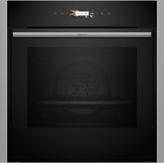 Neff B54CR71N0 N70 Forno elétrico, 71 L, encastrado, 71 litros, escorregar e esconder