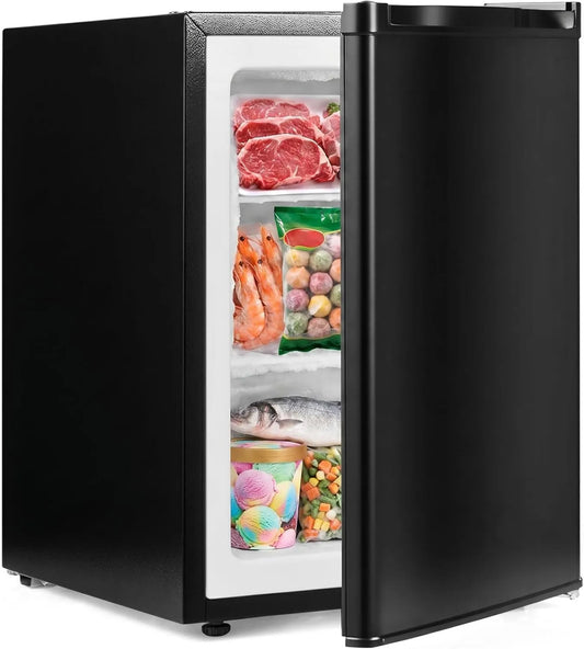 Congelador, termostato, silencioso, removível, mesa e, termostato ajustável, Frigorífico DORTALA Mini