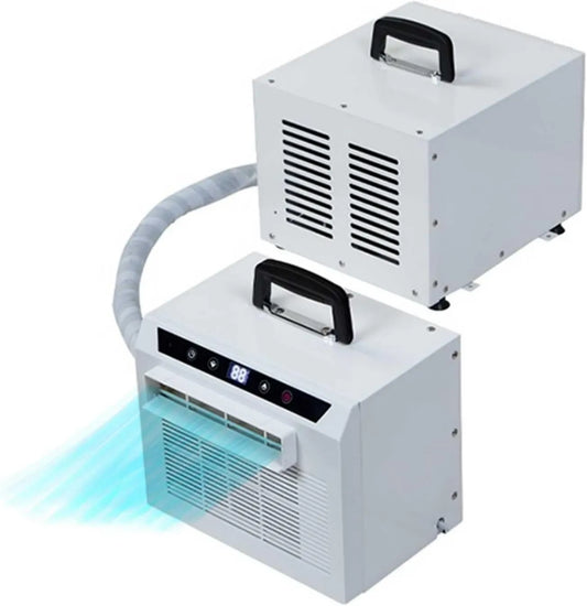 YxHGNNS Ar condicionado, 1300 W, portátil, ao ar livre, temporizador, USB, silencioso, camping, Tenda, Carro