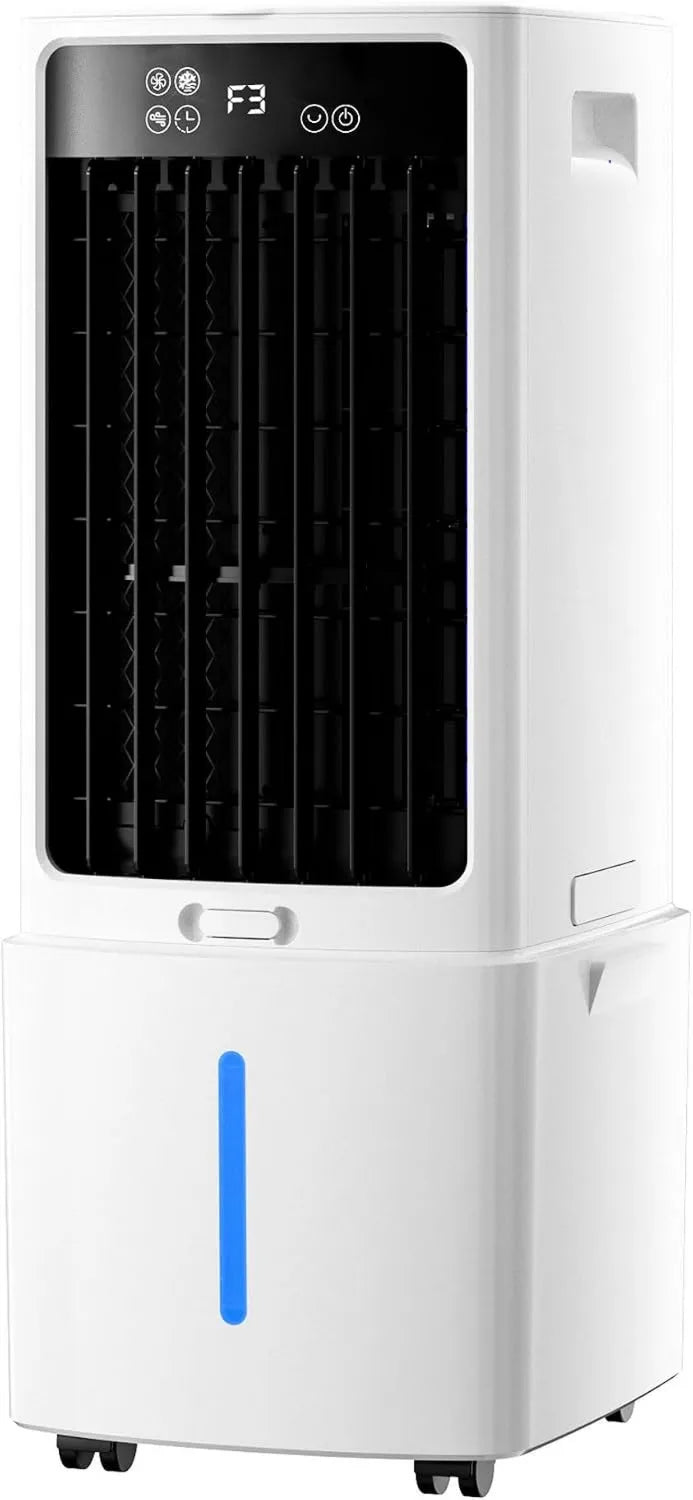 Generic Ar condicionado 1-12H, 12 L, Temporizador, Tanque Grande, Decoração da sala de estar, 3 configurações de velocidade, Ar condicionado compacto móvel com tanque 12L
