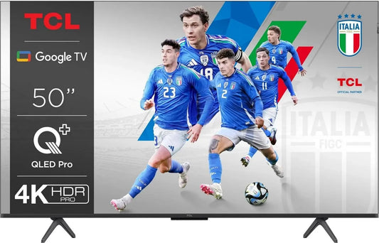 TCL 50C69B Smart TV, 126 cm, TV, 4K UHD, QLED, TV QLED Tcl 50C69B 126 cm 4K UHD 2024 Alumínio escovado