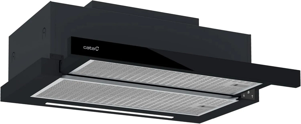 CATA exaustor, tampa da cozinha, silencioso, aço inoxidável, exaustor telescópico de cata TFH 6830 GBK 5+1 Turbo Engine Burshless Extra