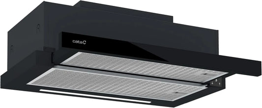 CATA exaustor, tampa da cozinha, silencioso, aço inoxidável, exaustor telescópico de cata TFH 6830 GBK 5+1 Turbo Engine Burshless Extra