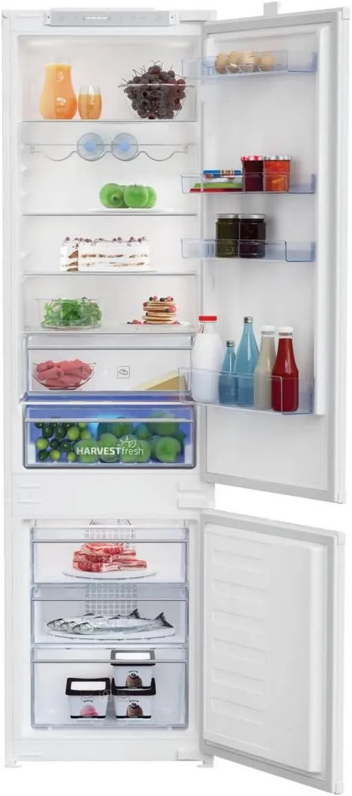 Beko Frigorífico combinado BCHA306E4SN, 289 L, frigorífico com congelador, Frigorífico Integrada Frigorífico Glider 289l - BCHA306E4SN