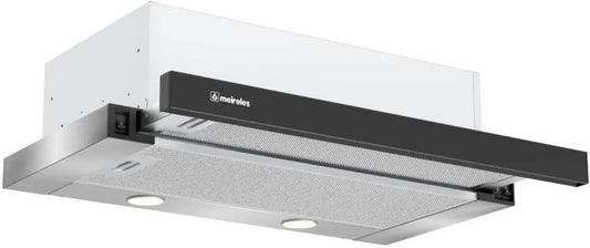Meireles MET161BL, 425 m3/h, capa de cozinha, cinzento