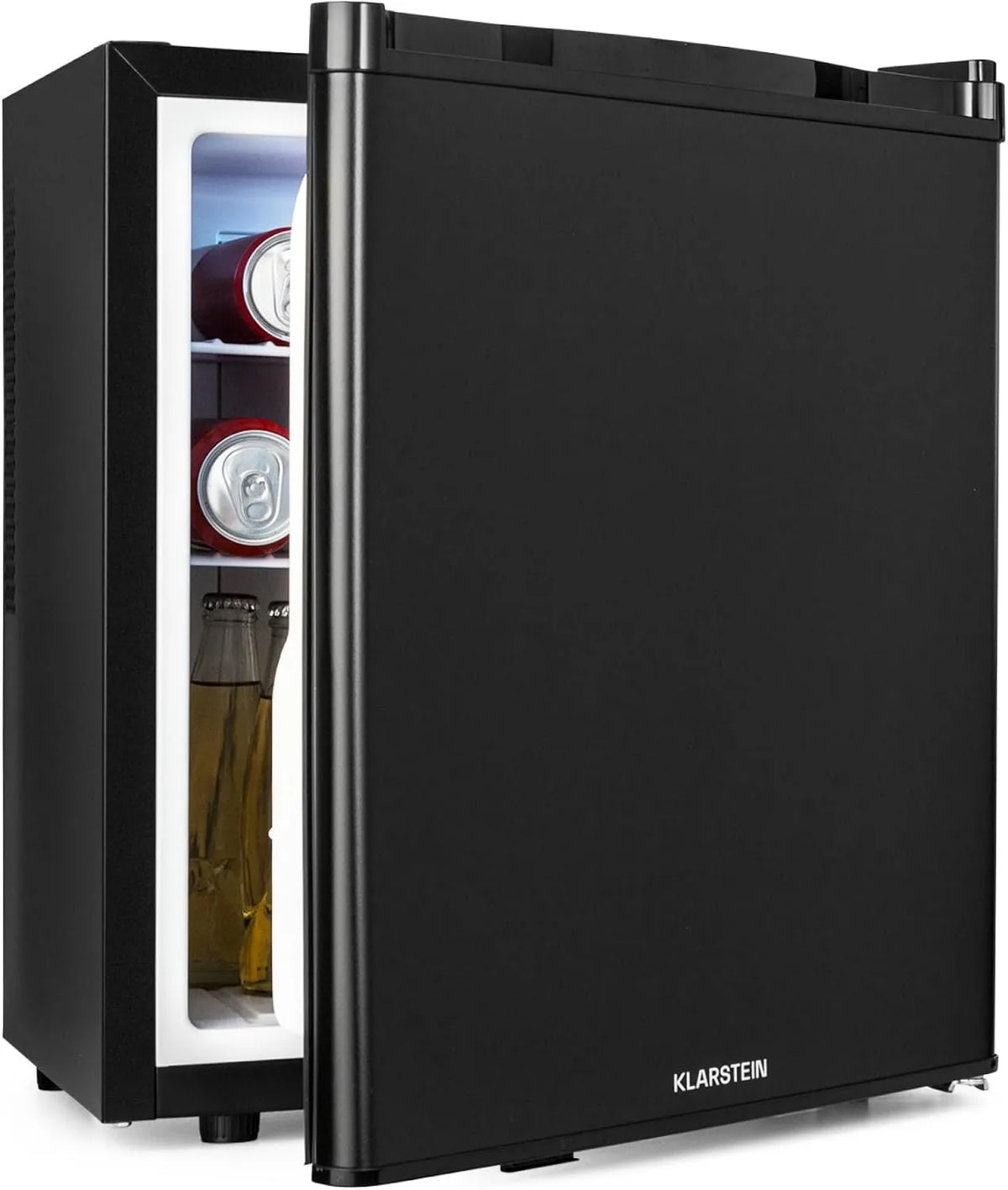 KLARSTEIN Frigorífico, 38 L, 5 a 22 °C, silencioso, camping, Mini Bar Interior, Ext, KLARSTEIN Mini Quarto frigorífico 38L para Bebidas e Cervejas