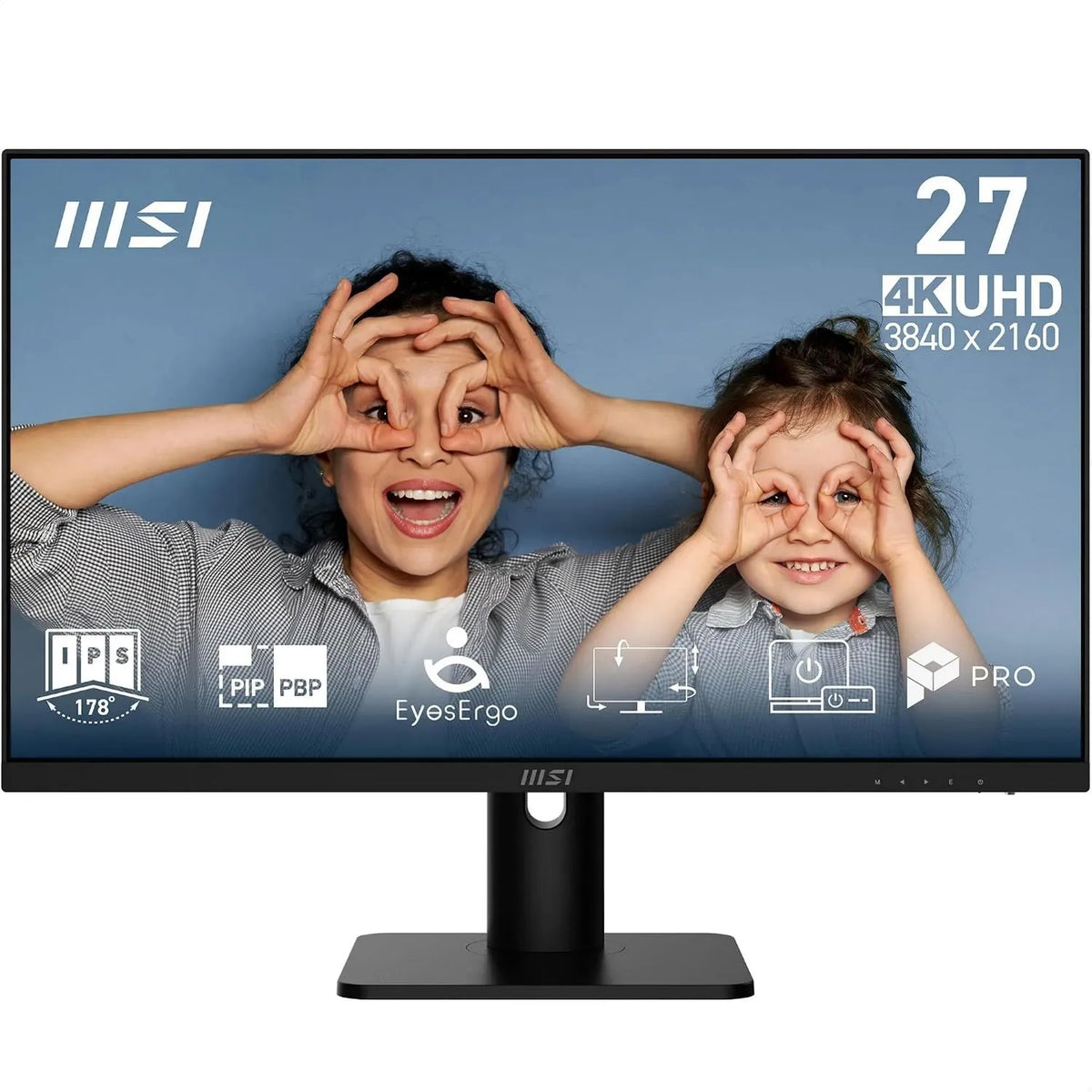 MSI Dalle IPS 3840x2160, Pro E6 Professional ecrã 27' UHD, 60Hz, 4ms MP273UP, DisplayPort, VESA, HDMI, Adaptativo-Sync