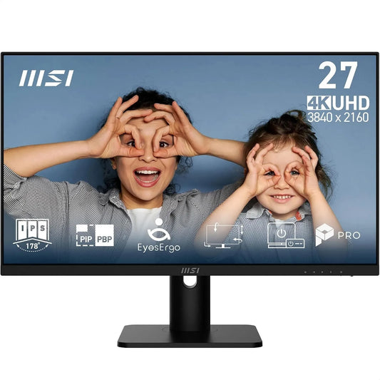 MSI Dalle IPS 3840x2160, Pro E6 Professional ecrã 27' UHD, 60Hz, 4ms MP273UP, DisplayPort, VESA, HDMI, Adaptativo-Sync