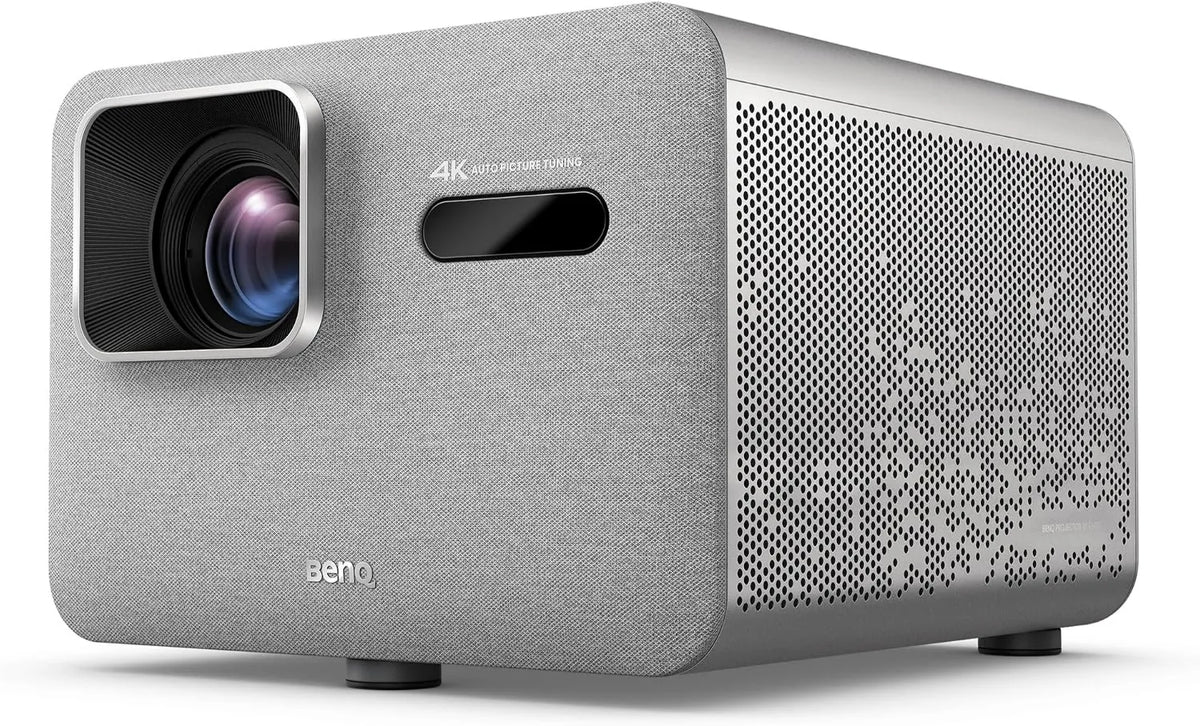 BenQ Google TK705i Smart TV, TV, 4K UHD, HDR, Bluetooth, silencioso, cinza, 3000 lumens ANSI, HDR10+, ajuste de imagem automática, Netflix, MEMC