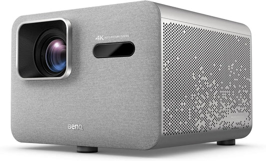 BenQ Google TK705i Smart TV, TV, 4K UHD, HDR, Bluetooth, silencioso, cinza, 3000 lumens ANSI, HDR10+, ajuste de imagem automática, Netflix, MEMC