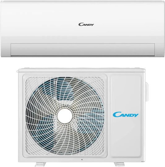 CANDY ar condicionado Steri-Limpo 56°, 28 dBA, ar condicionado de linha inteligente 18000 Btu, Bomba de calor, Desumidificador, Auto-Limpo