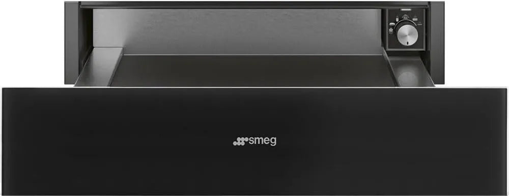 Smeg preto, gaveta quente para pratos CPR115B3