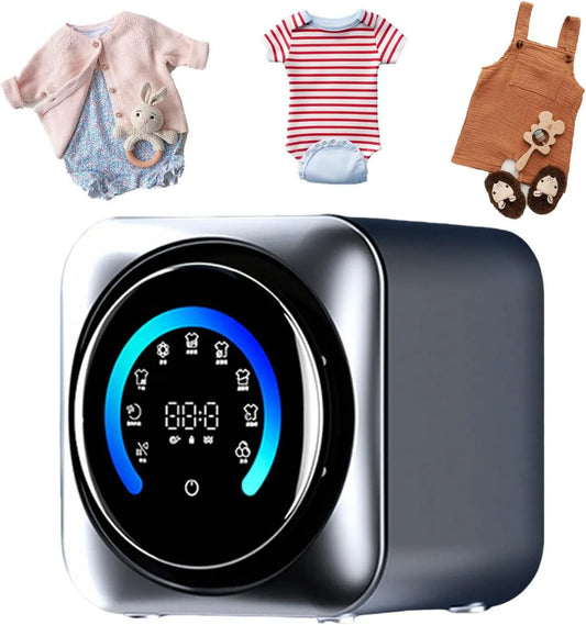 FRANREADER Máquina de lavar 2 em 1, montado na parede, independente, função de lavagem e secagem 2 em 1, para roupa interior e itens Daily Desktop