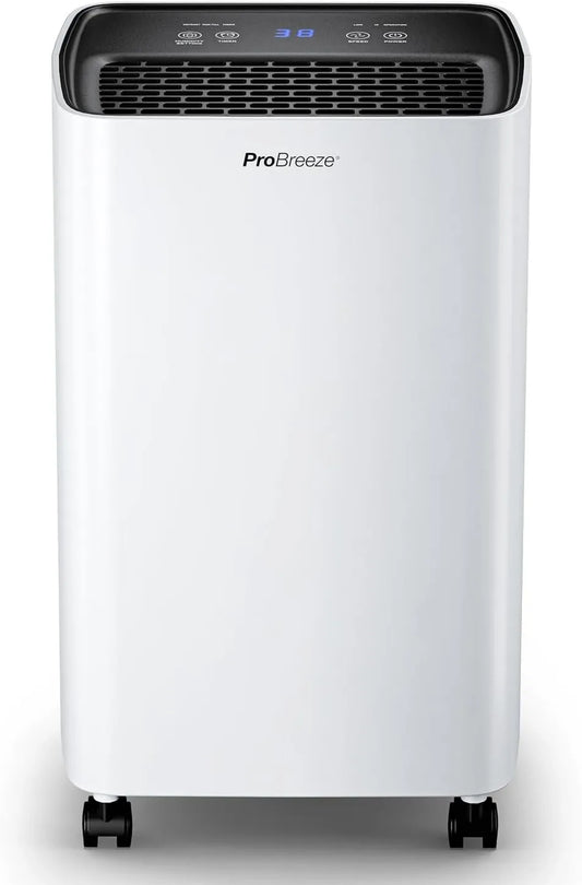 Secador 6L, 24h dia, 6L, portátil, temporizador, silencioso, Pro Breeze Air desumidificador 6L, Eliminador de humidade preta, Absorvente
