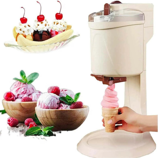 JxUANMM 1000Ml modelo, máquina italiana de gelado 1000Ml, para casa misturador portátil, máquina de gelado Yaourt congelado, Branco