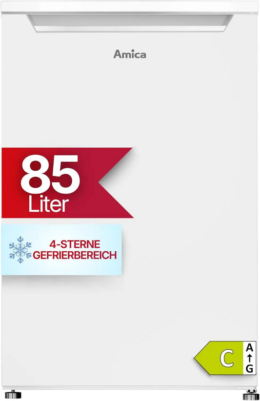 Amica Congelador, 85 L, 84, 5 x 55 x 56 cm, 3211 W, armário congelador, branco
