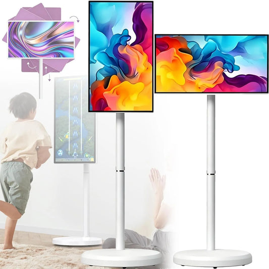 CHENWY Monitor 1080p 24inch, 32inch, portátil, ao ar livre, toque, 4GB+64GB, 24, 27