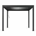 Pergola aluminiowa z regulowanymi lamelami 3x3 m Antracyt