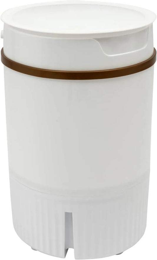Alnemy Máquina de lavar roupa, 5 L, móvel, camping, branco, 5 litros, roupa interior, viajar, casa, dormitórios, meias