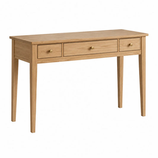 Biurko drewniane 3 szuflady 120x45x75 cm