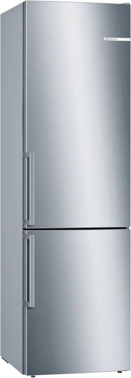 Bosch KGE398IBP Frigorífico combinado, 201 x 60 cm, iluminação LED, aço inoxidável, frigorífico com congelador, anti-trace aço inoxidável, Série 6, standing